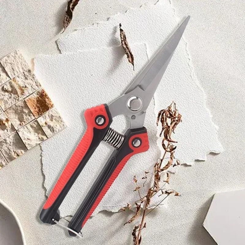 Stainless Steel Pruning Shears Non Slip Handle Branch Scissors