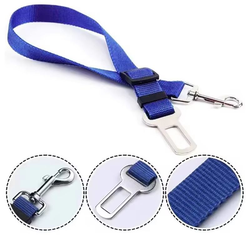 Dog Seat Belt with Retractable Leash – Convenient Pet Car Seat Belt for Safety and Comfort