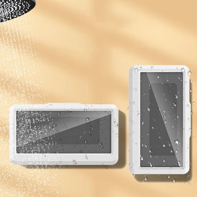Universal Waterproof Anti-Fog Shower Phone Holder and Bathroom Media Station
