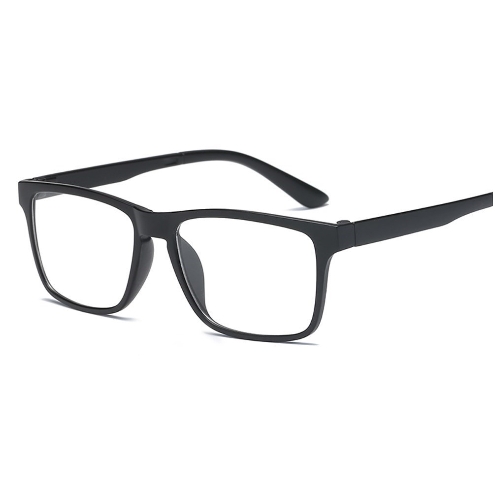 RUISIMO Men Eyeglasses, Fashion Computer Glasses Frame, Brand Design Retro Plain Eye Glasses for Office & Casual Wear
