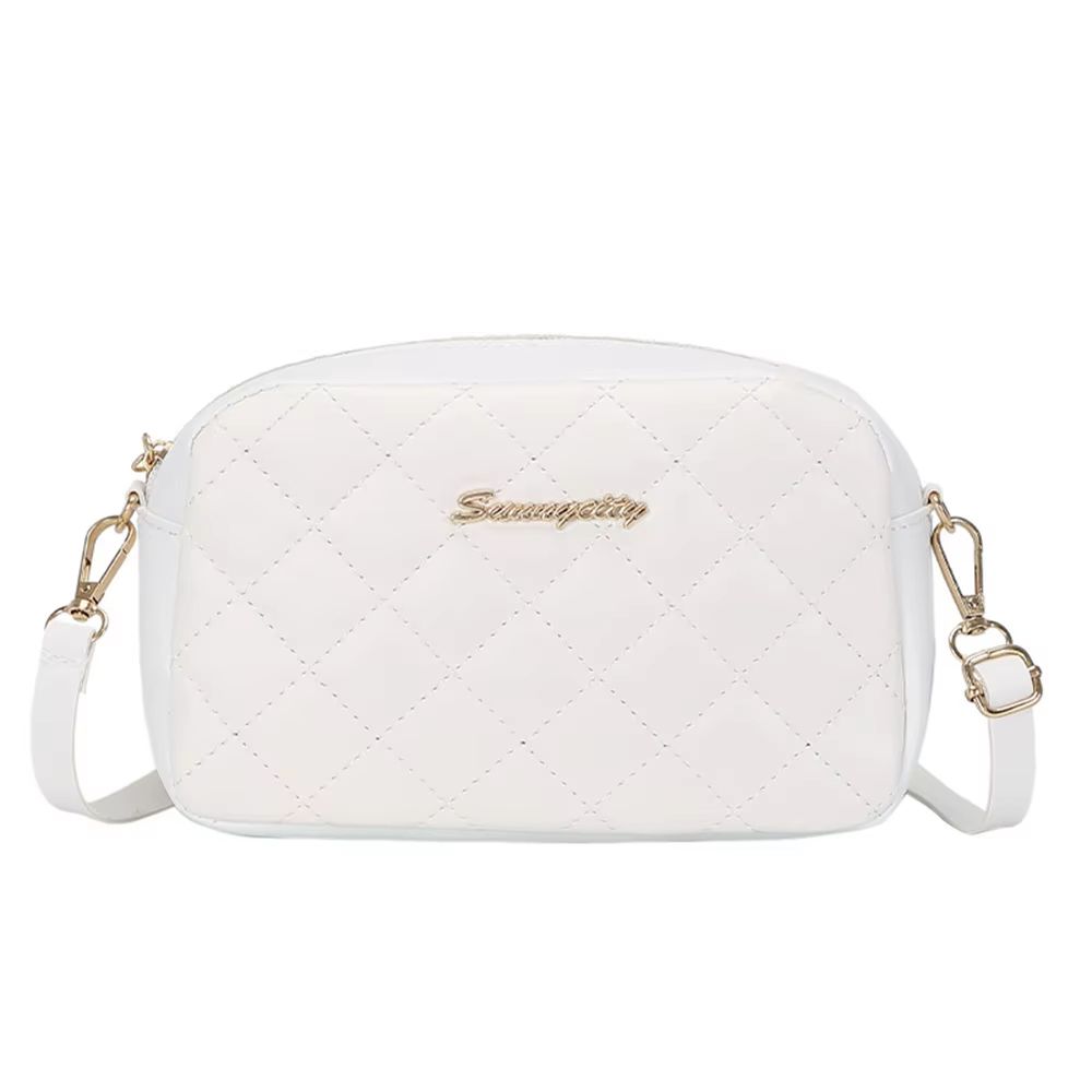 Mini Quilted Tassel Crossbody Bag with Chain Strap Stylish Women's Messenger Purse