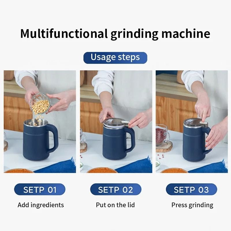 Electric Coffee Grinder 300 W Multifunction Spice Grain Mill and Baby Food Blender