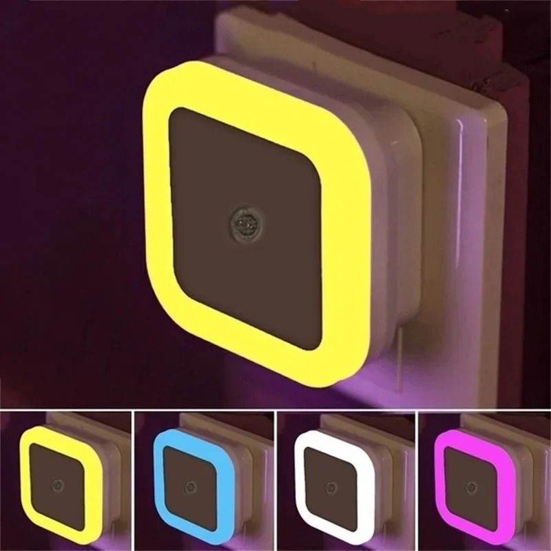 Wireless LED Sensor Night Light Plug-in Lamp for Bedroom, Hallway and Living Room Decor
