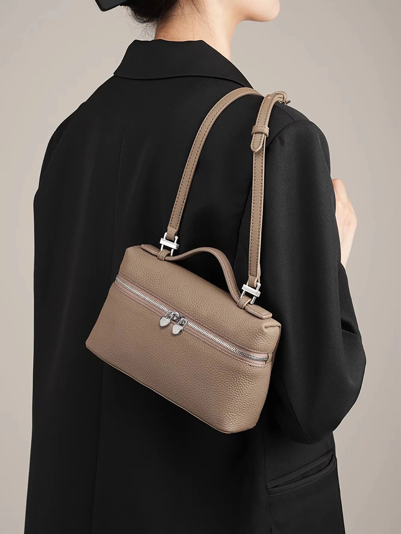Everyday Chic PU Leather Shoulder & Crossbody Bag - Large Capacity Womens Messenger Handbag