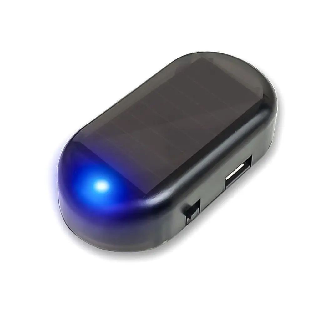 SolarGuard Dummy Car Alarm Light – Solar Powered Fake Security LED Anti-Theft Warning