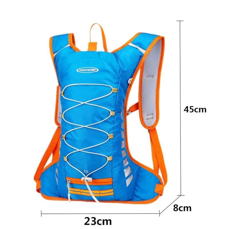 Lightweight Waterproof Outdoor Cycling Backpack – Reflective Sports Bag for Hiking, Running, and Mountain Biking
