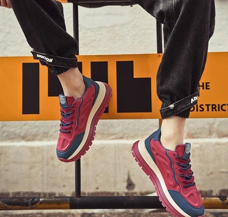 Mens Lightweight Running Shoes Casual Outdoor Low Top Sneakers