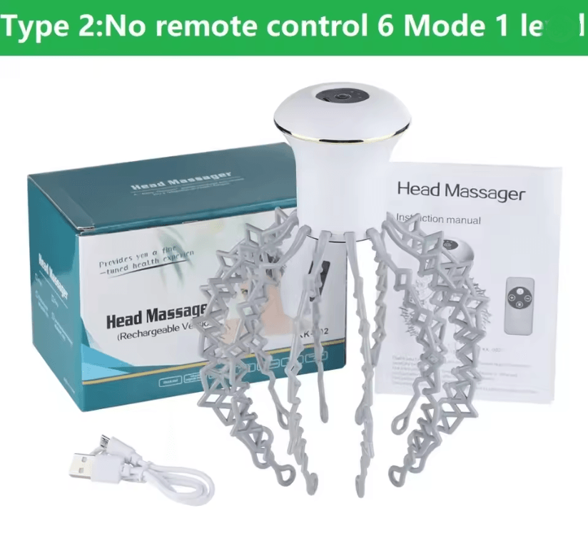 RelaxClaw Rechargeable Electric Octopus Claw Scalp Massager