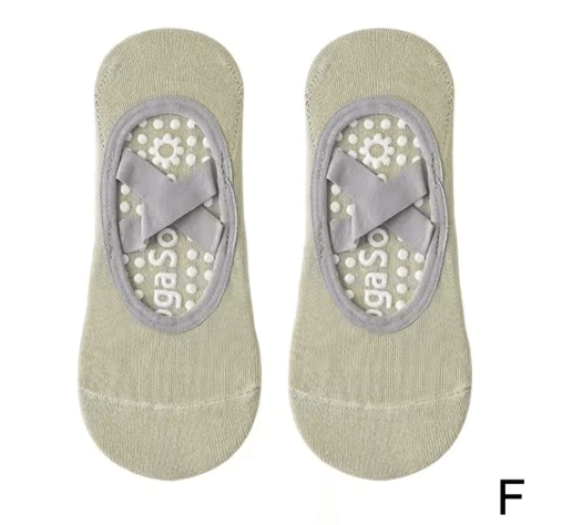Professional Womens Anti Slip Yoga Socks Breathable Grip and Strap Pilates and Ballet Socks
