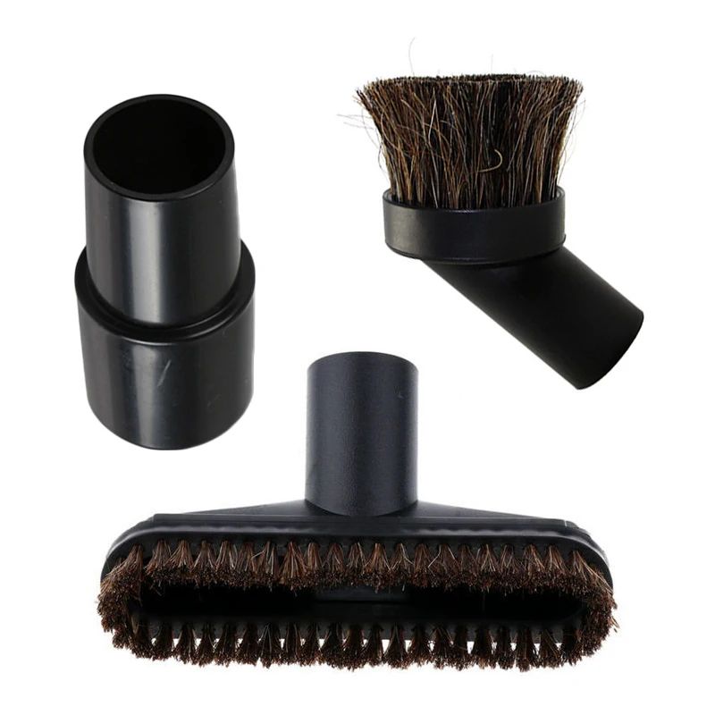 3 Pcs Vacuum Cleaner Brush Nozzle Set – Replacement Attachments with 1.25–1.4 Inches Universal Adapter