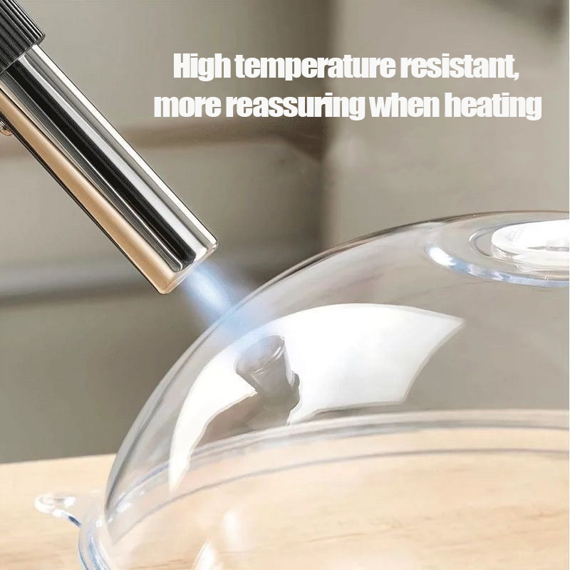 Microwave Splash Cover with Steam Vent, High-Temperature Resistant Guard Lid, Transparent Food Heating Cover with Handle