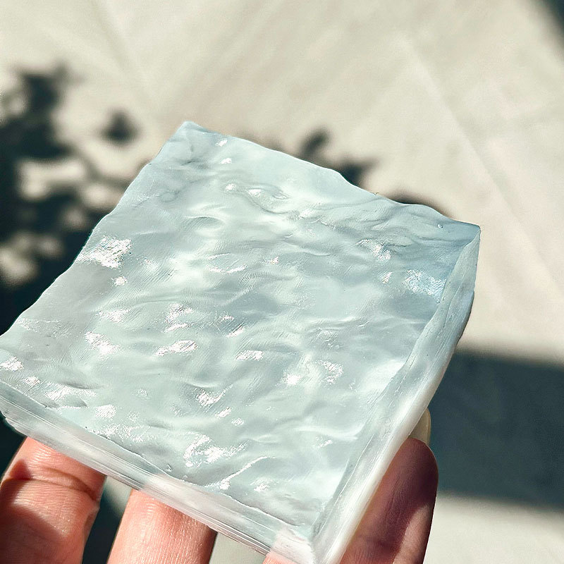 Squishy Ocean Cube Squeeze Toy Super Soft Stress-Relieving Transparent Ocean Cube