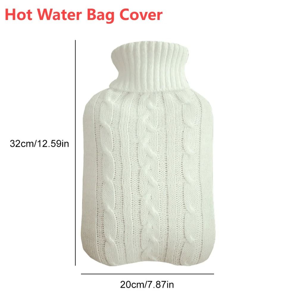 Plush Hand and Feet Warmer Hot Water Bottle with Protective Cover