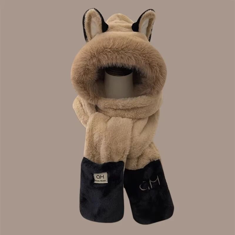 Luxury Faux Fox 3-in-1 Thermal Winter Hood