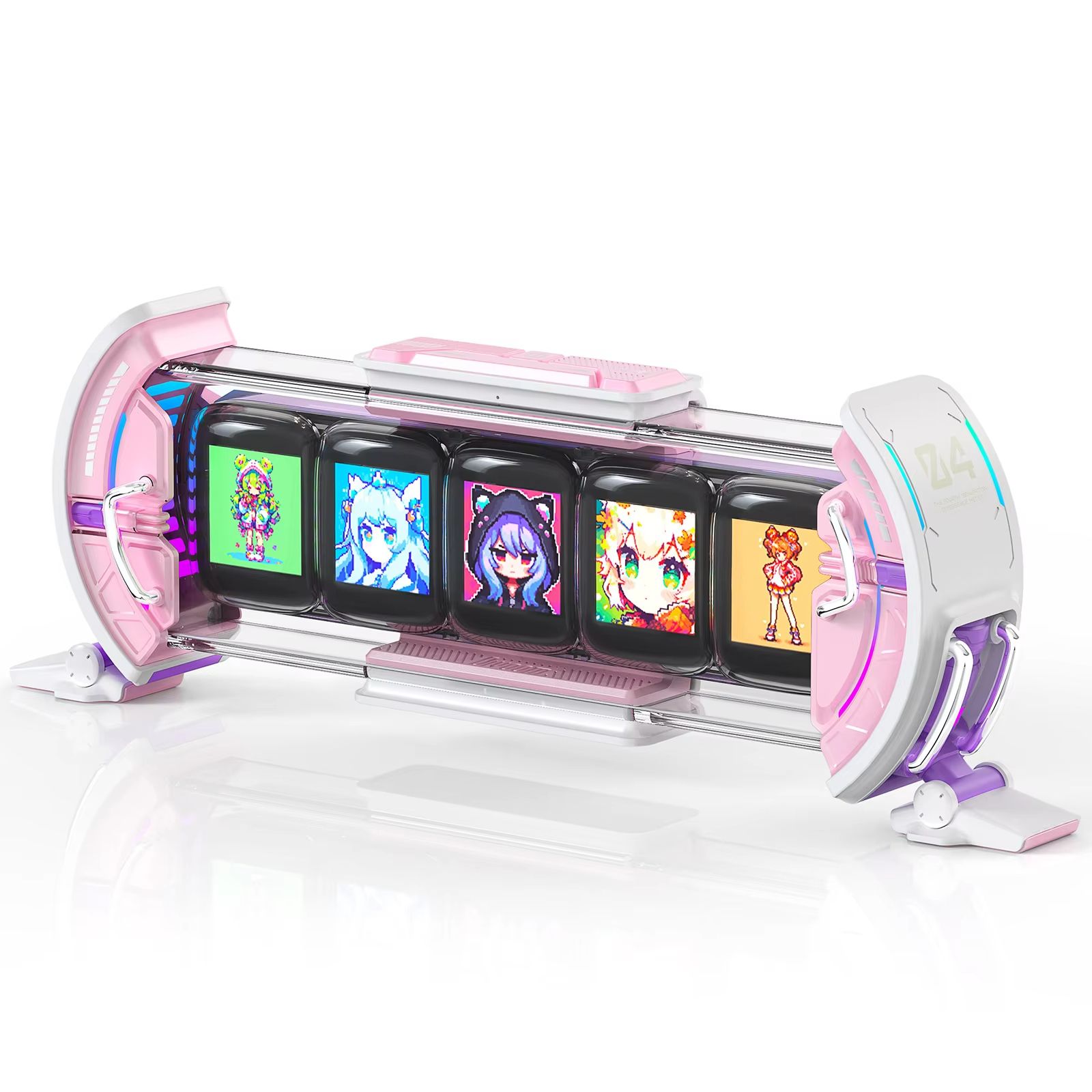 Divoom Times Gate Cyberpunk Pixel Art Clock