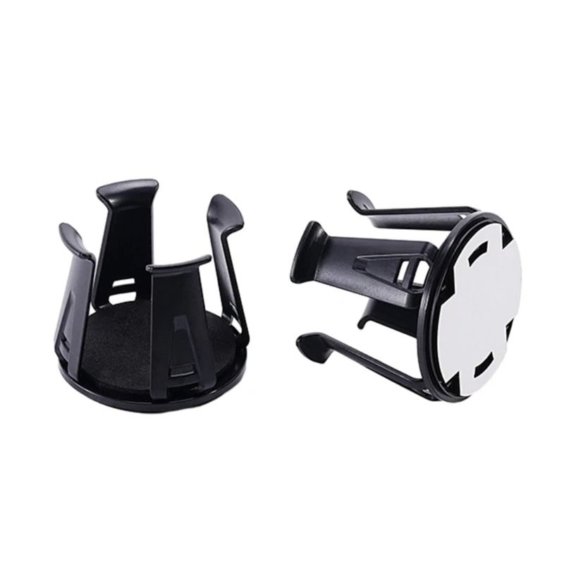 Compact Vertical Surface Adhesive Beverage Mount (2-Pack)