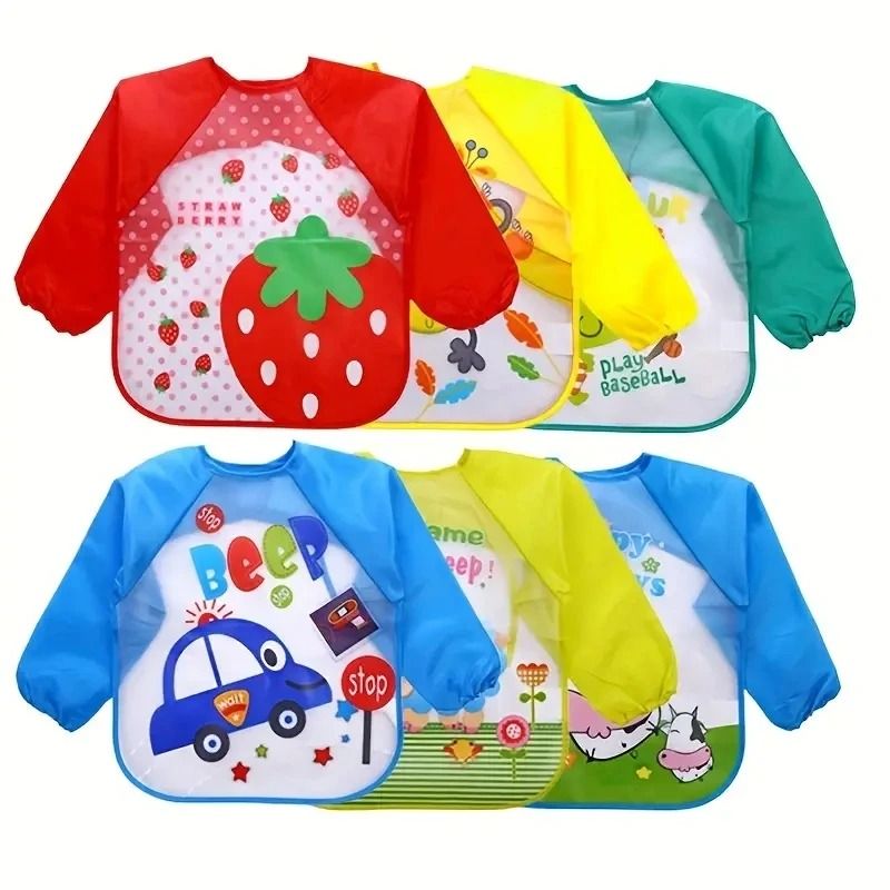 Waterproof Long Sleeve Baby Feeding Smock