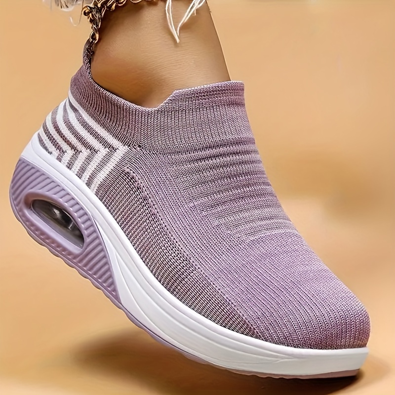 Chic Women's Knit Running Sneakers