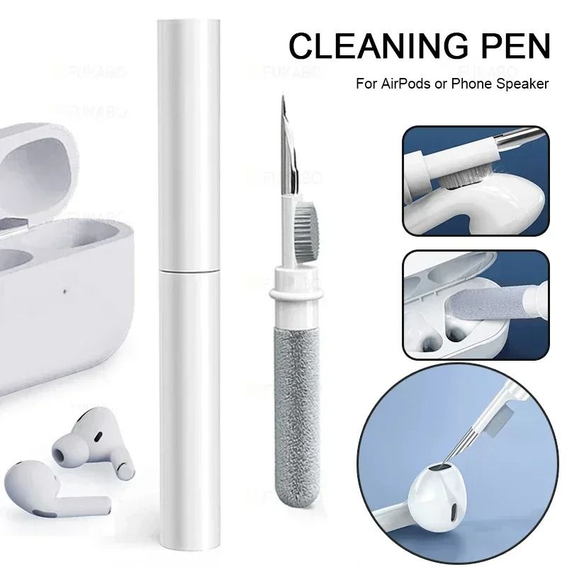 Bluetooth Earphones Cleaning Pen – Multi-Function Precision Kit for Wireless Earbuds
