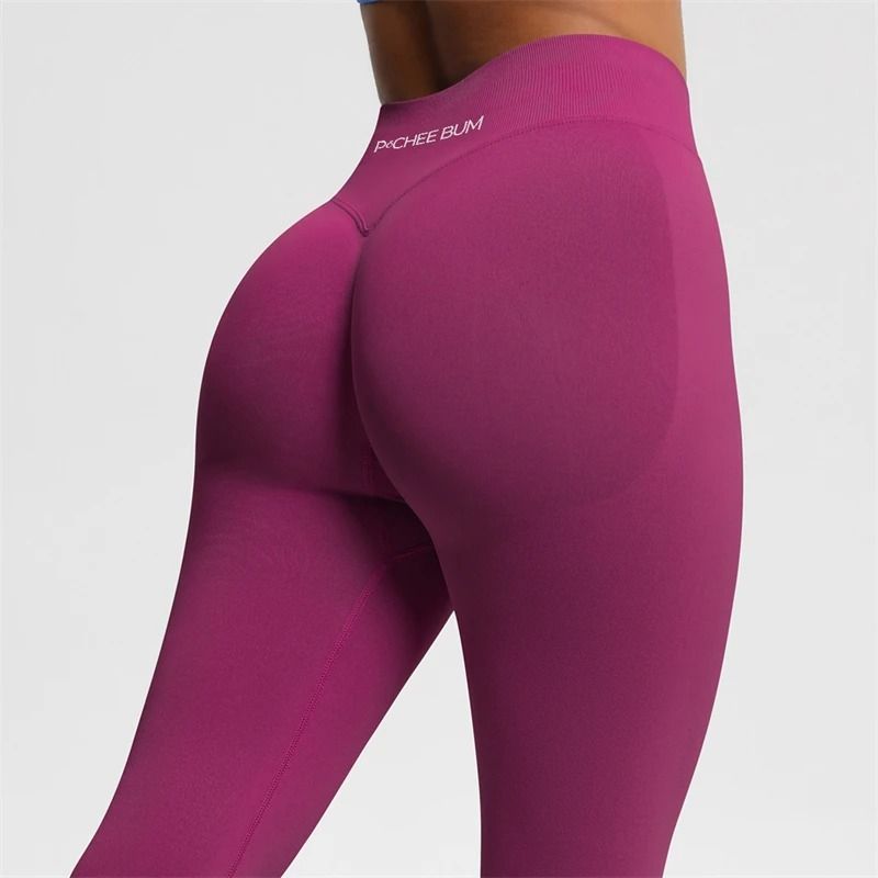 2025 Bum Shaping Leggings Seamless Low Waist Ribbed Gym Pants