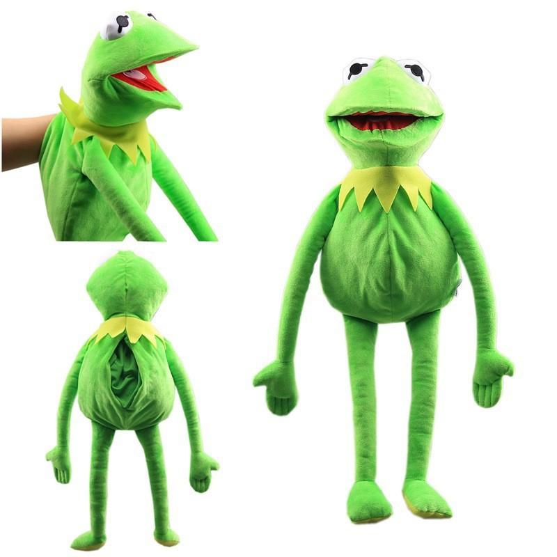 Soft Plush Frog Doll Animal Puppet Toy for Kids Baby Christmas New Year Gift