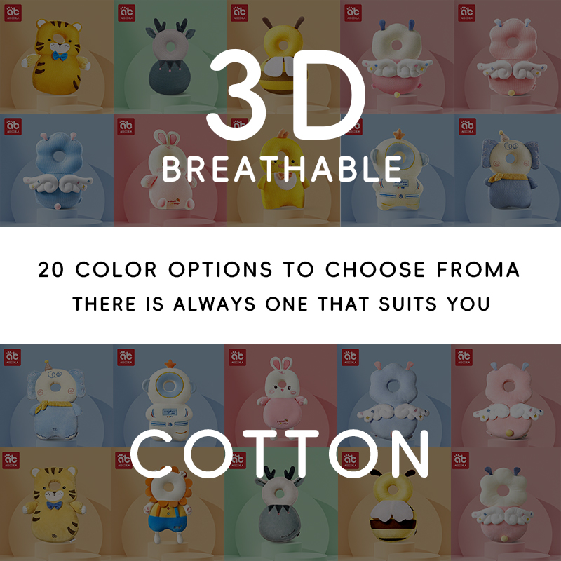 Cushions for Babies Newborn Care, Baby Head Protection Headrest, Kids Security Pillow Bedding Gadget