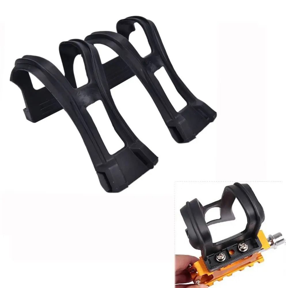 MTB Pedal Harness Set | High-Fidelity Toe Clip Strap Belts & Integrated Bicycle Shoe Casing