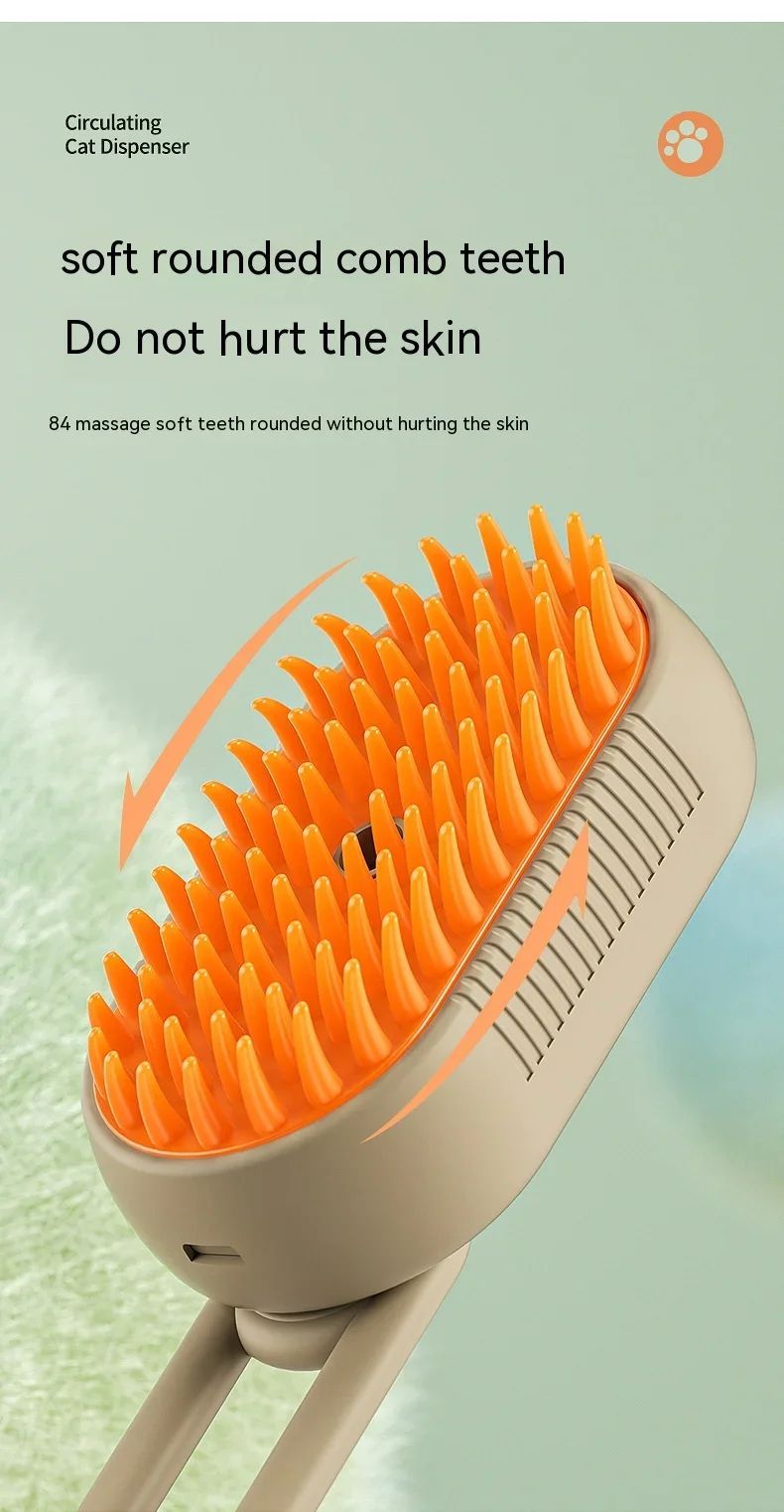 3 in 1 Electric Steam Pet Grooming Brush