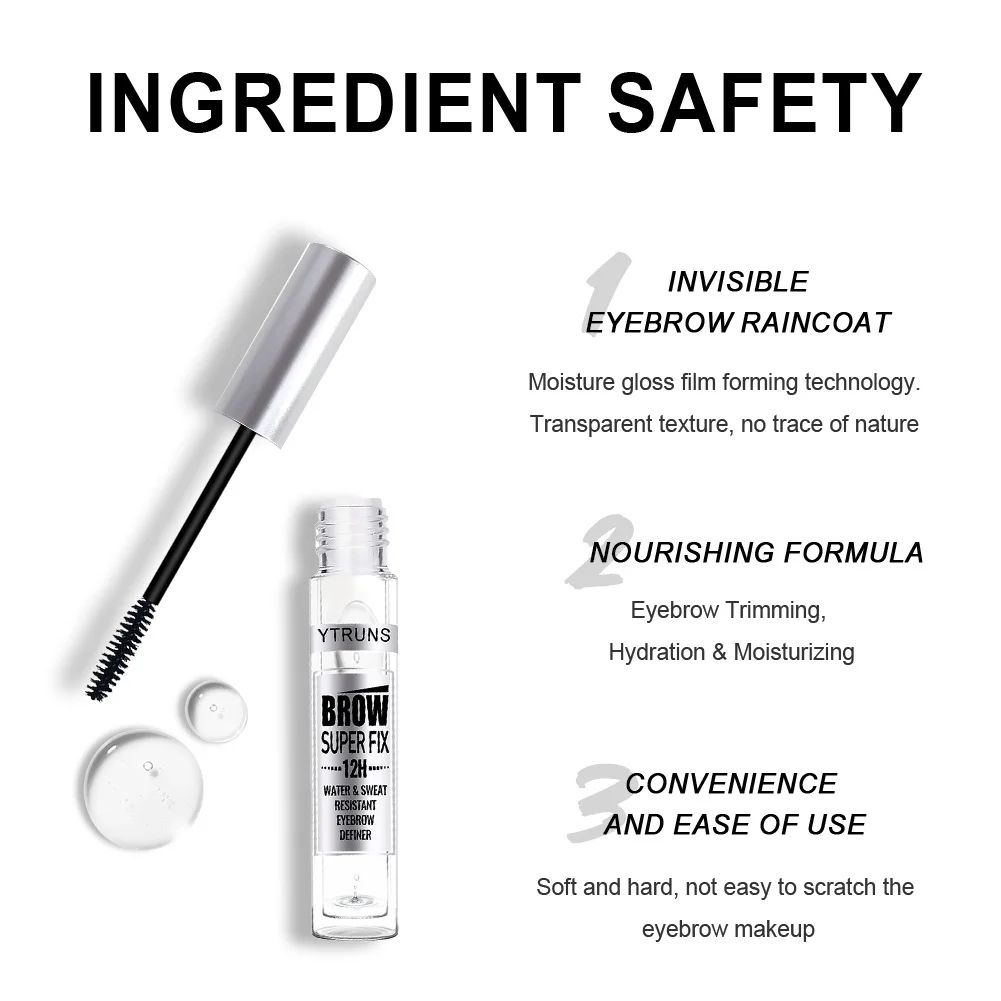 Waterproof Eyebrow Gel Long Lasting Smudge Proof Brow Gel