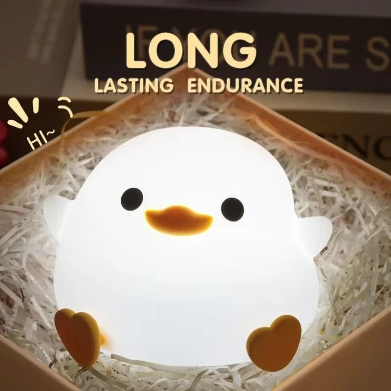 Rechargeable DoDo Duck Silicone Night Light