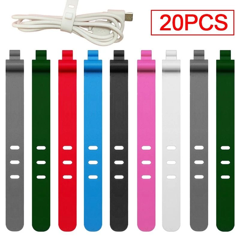 Silicone Cable Winder Clips – High-Performance Phone Charging Wire Organizer & Earphone Line Management Straps