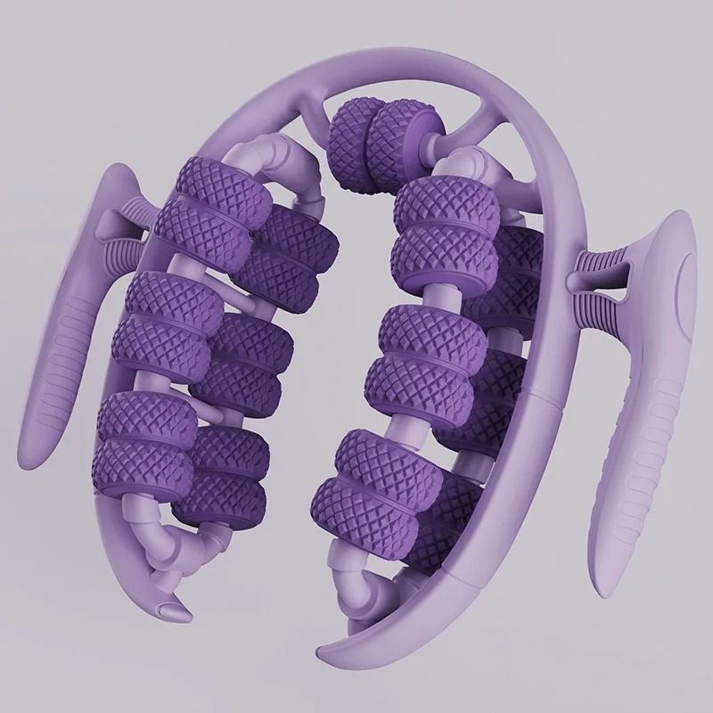 28 Wheel Annular Leg Clamp Massager Anti-Cellulite Body Slimming Roller