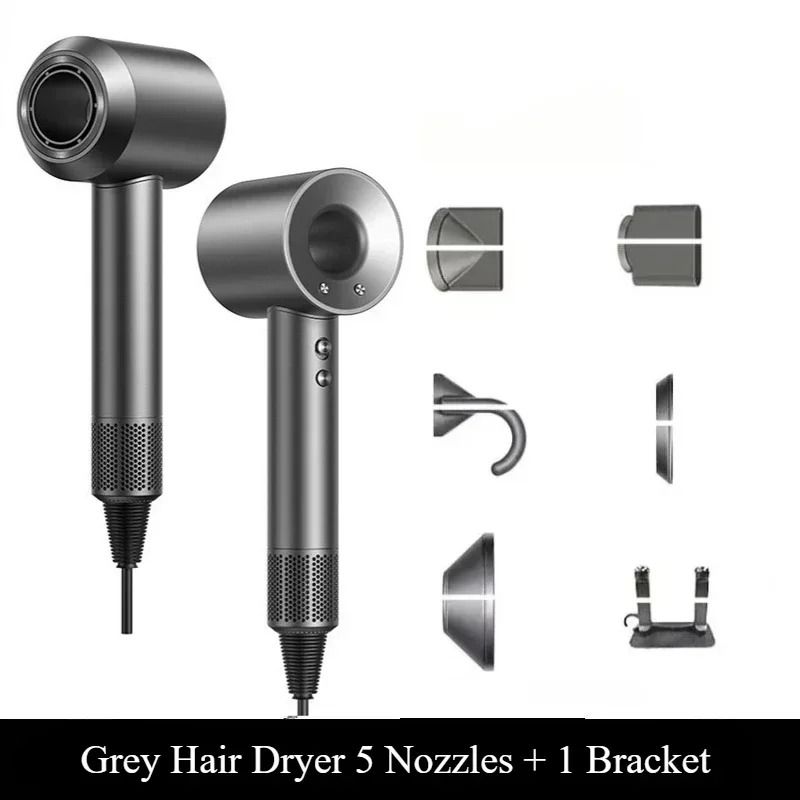 Professional 5 in 1 Hair Dryer with Hot and Cold Air and Thermostatic Styling