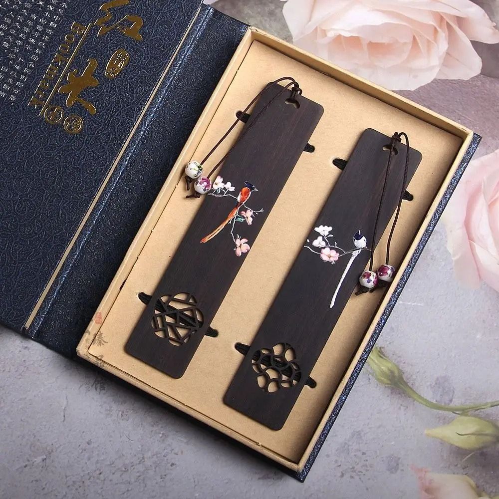 Artisan Ebony Carving Bookmark | High-Fidelity Retro Chinese Pagination & Professional Learning Gallery