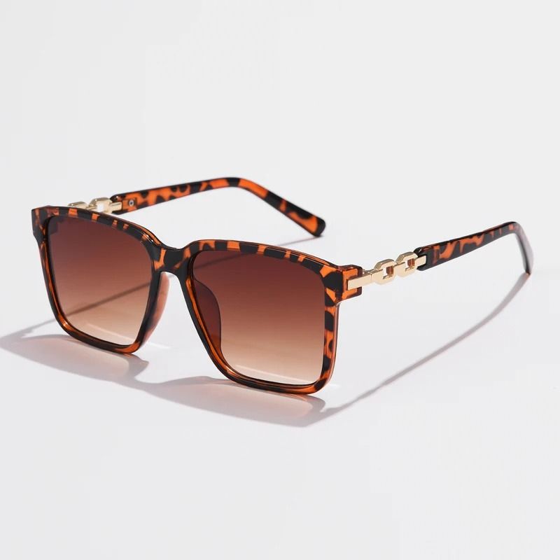 Womens Square Fashion Sunglasses with UV400 Protection