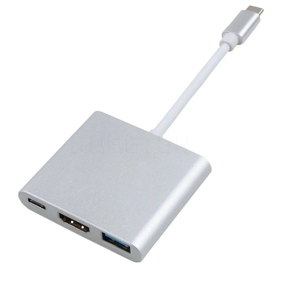 USB C to HDMI USB3.0 Hub 3 in 1 Adapter