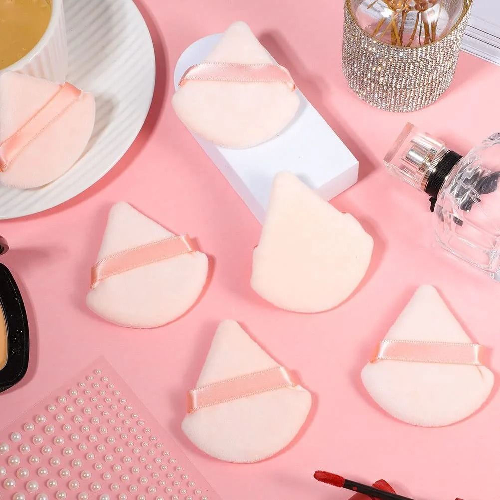 Soft Velvet Makeup Powder Puff Washable Face Sponge