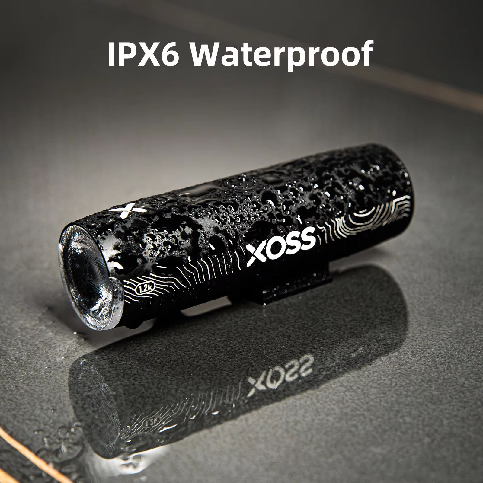 XOSS XL1200 Bike Headlight – 200–3000 Lumen Waterproof Rechargeable Front Bicycle Light with Aluminum Body