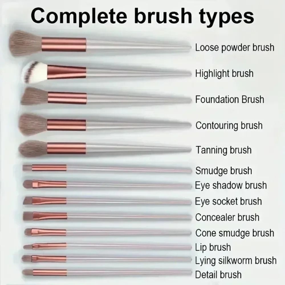 Soft & Fluffy Makeup Brush Set | Essential Beauty Blending Tool