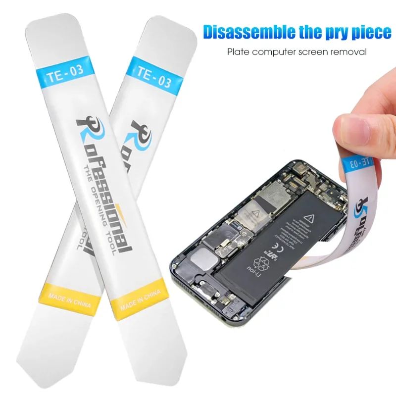 Stainless Steel Spudger Pry Blades (1–6pcs) Ultra-Thin Phone Opening Tool for Screen & Battery Repairs