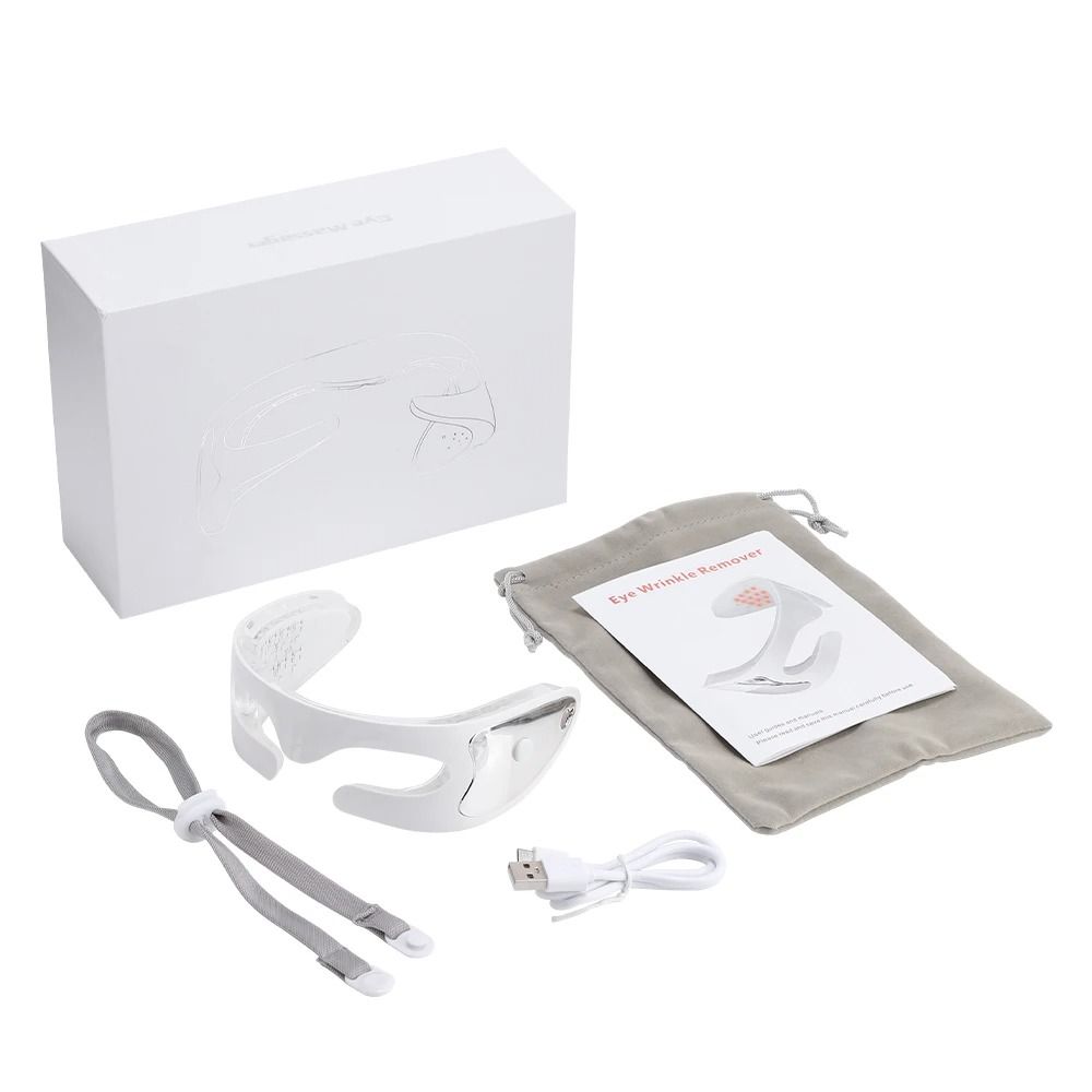 Vibration Eye Massager with LED Light Therapy