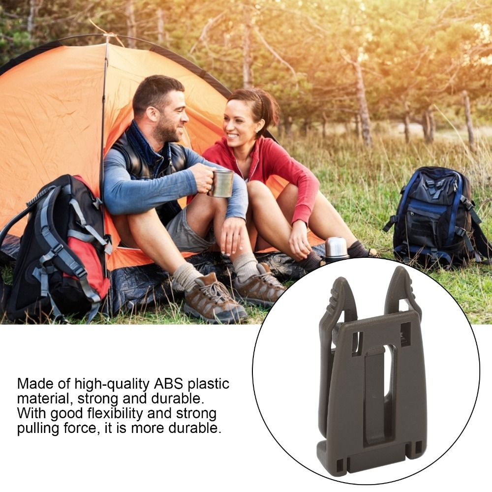 Adjustable Buckle Clip, Durable Removable Webbing Strap, MultiFunction Backpack Connecting Buckles, EDC Equipment