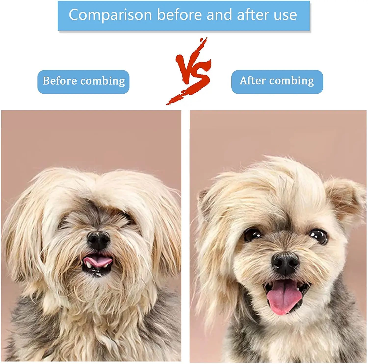 Pet Hair Remover Grooming Brush