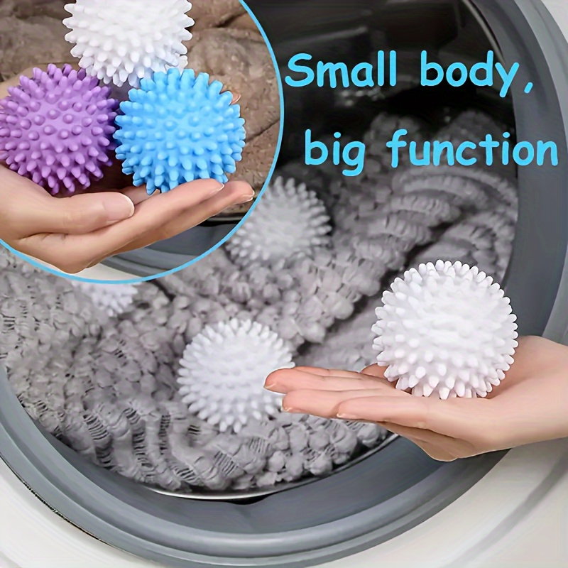 Reusable Laundry Balls Fabric Softener Stain Remover Anti-Tangle Washing Machine Cleaner