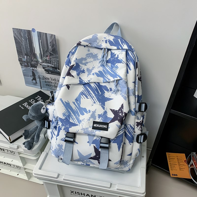 Graffiti Large Capacity Backpack Stylish School Travel Laptop Bag