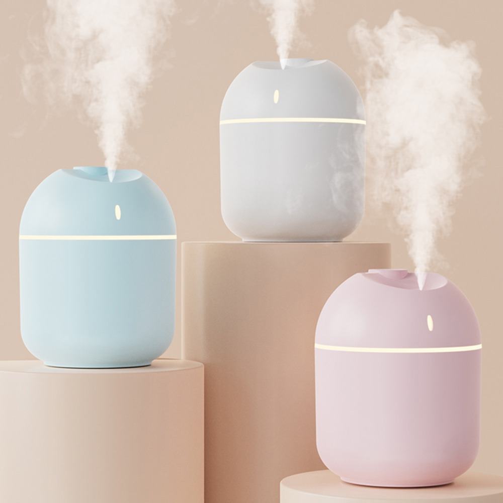 Air Humidifier Cool Mist, Aroma Diffuser, LED Night Light, USB Humidificador for Home Office