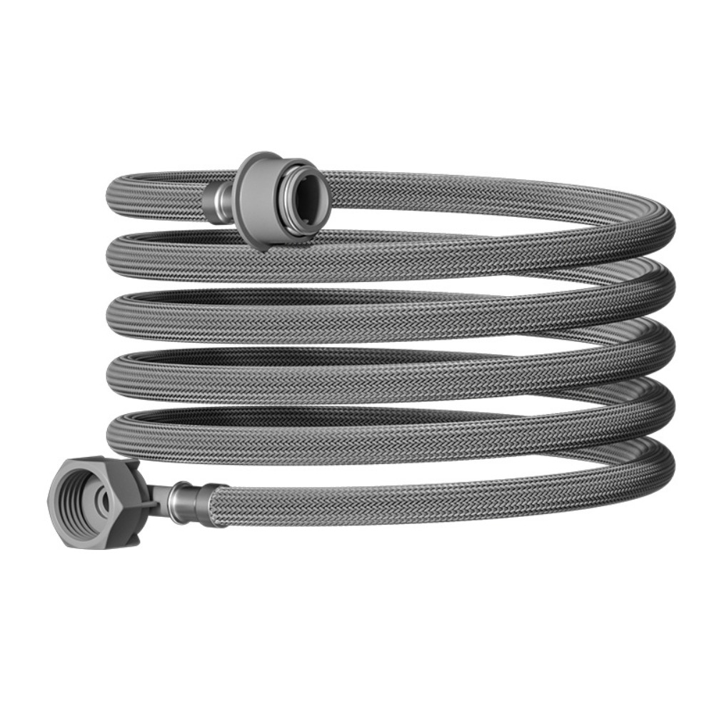 Flexible Washing Machine Hose Extension Bend Water Inlet Pipe Leakproof Connector