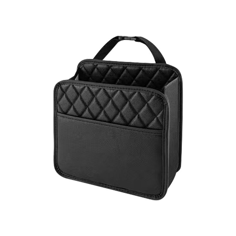 Leather Storage Bag for Car, Multifunctional Seat Storage Bag, Garbage Bag for Car Models