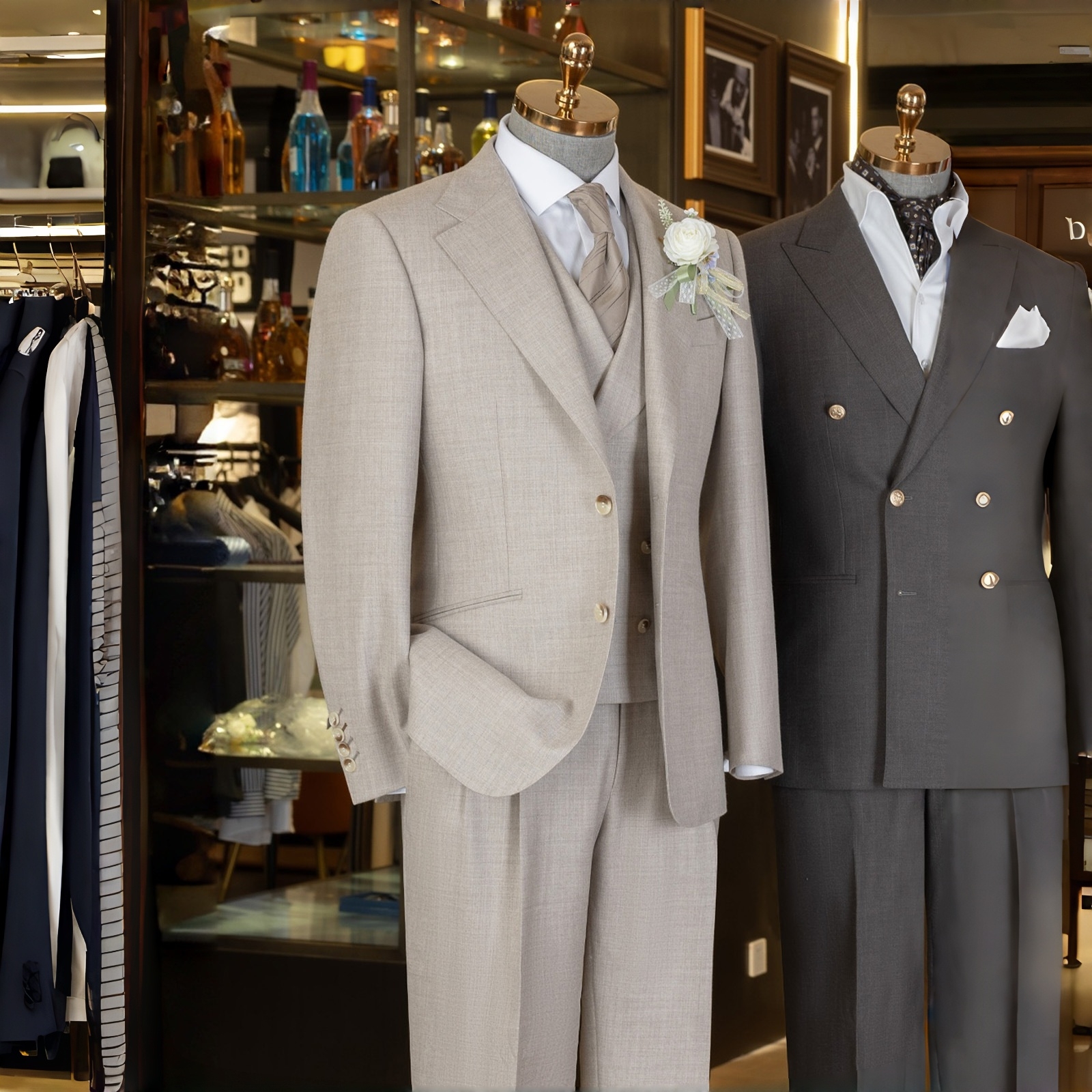 Men’s Merino Wool Wedding Suit Jacket