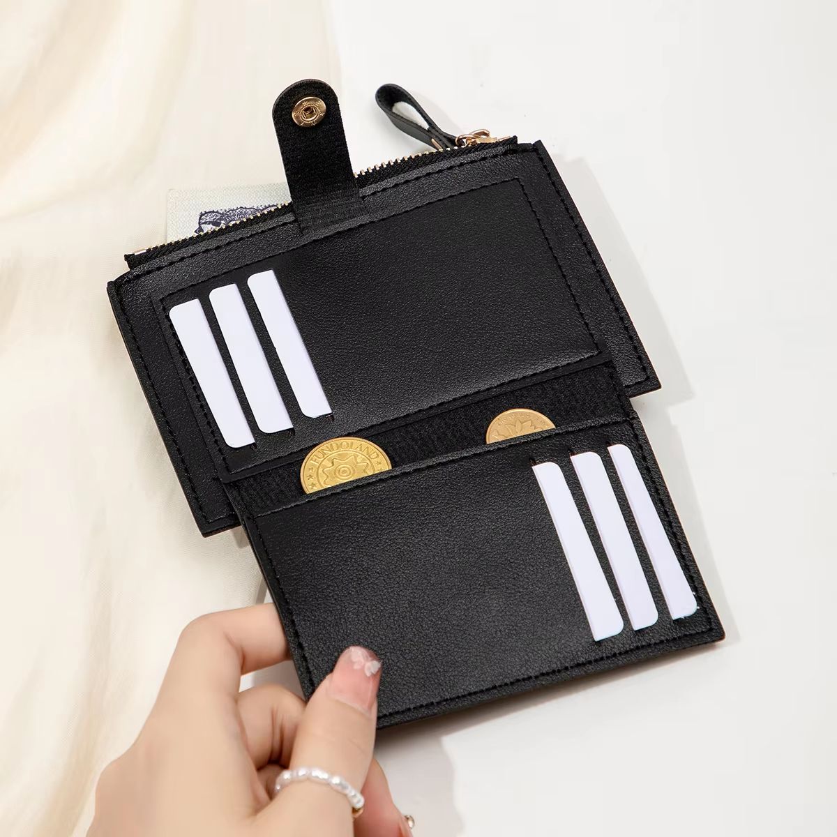 SlimChic Ultra-Thin PU Leather Mini Card Wallet
